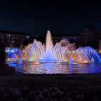 Abends im Rosengarten Mannheim