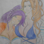 Rangiku x Yoruichi (Summer)