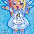 My Little Pony Maid: Rainbow Dash (Pony MaidCard Six)