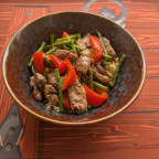 Rinderragout mit Bohnen