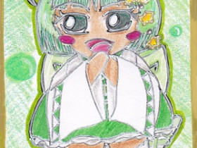 CupCake Commando: Maid Cards Vol. I - Green WaLoli Maid Midori (Maid Card III)