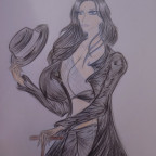 Nico Robin as The Undertaker