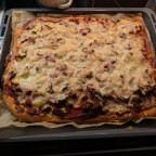 Meat lovers pizza