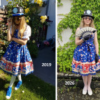 Same dress...