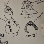 Meine weihnachtliche Büromalerei xD