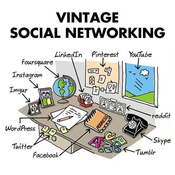 vintage social networking - Meme by Ajnabi :) Memedroid